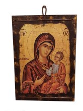 ΕΙΚΟΝΑ ΣΕ ΦΥΣΙΚΟ ΞΥΛΟ ΠΑΝΑΓΙΑ 22 Χ 32Η κωδ. 20903